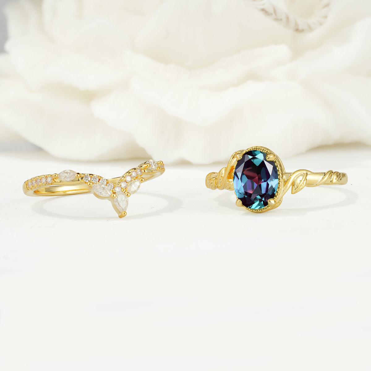 SR17128 Alexandrite Ring - Additional view