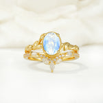 SR17128 Moonstone Ring - Additional view