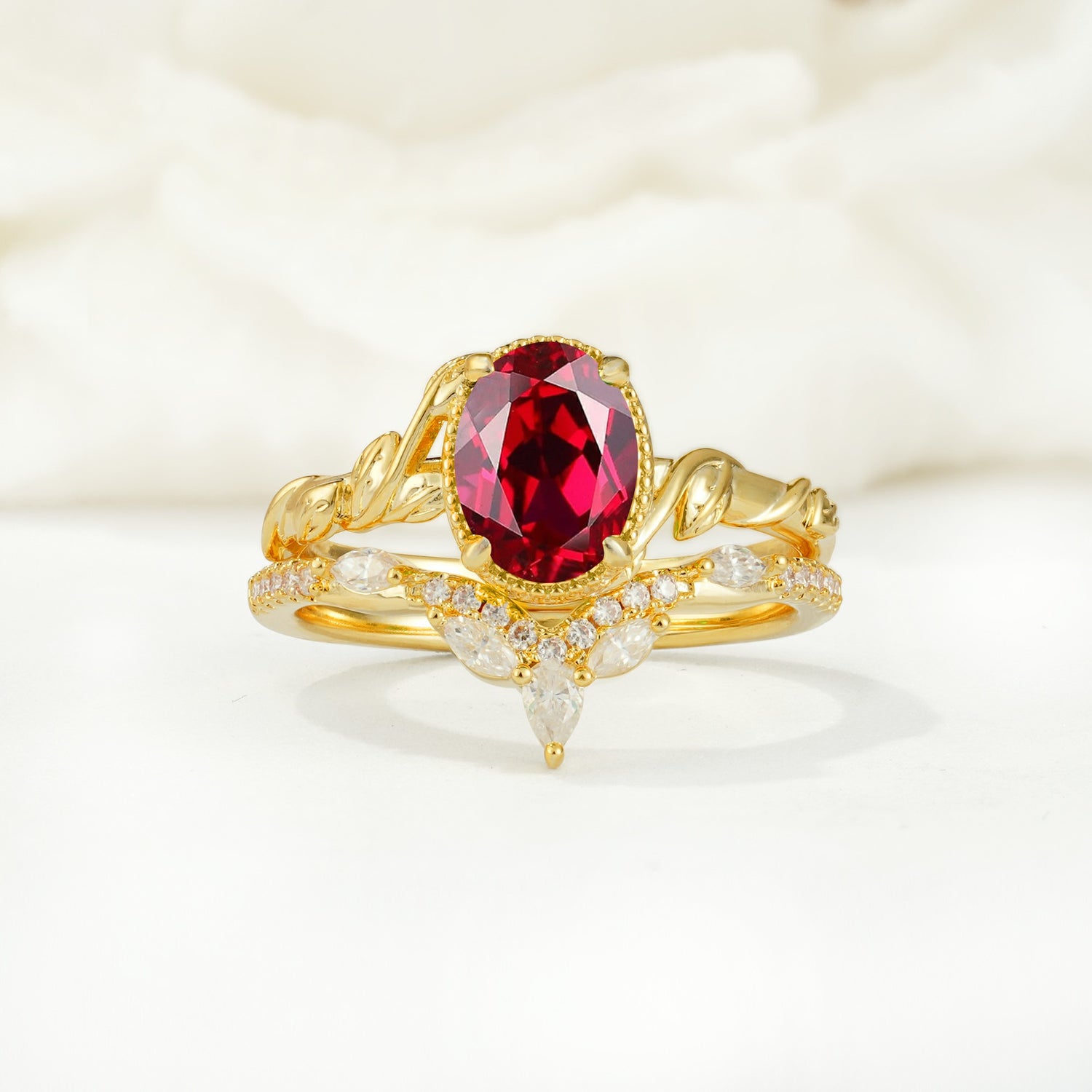 SR17128 Ruby Ring - Additional view