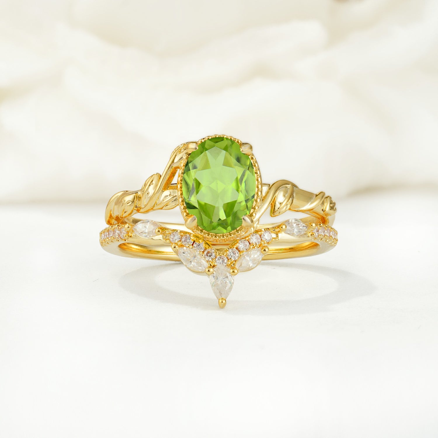 SR17128 Peridot Ring - Additional view