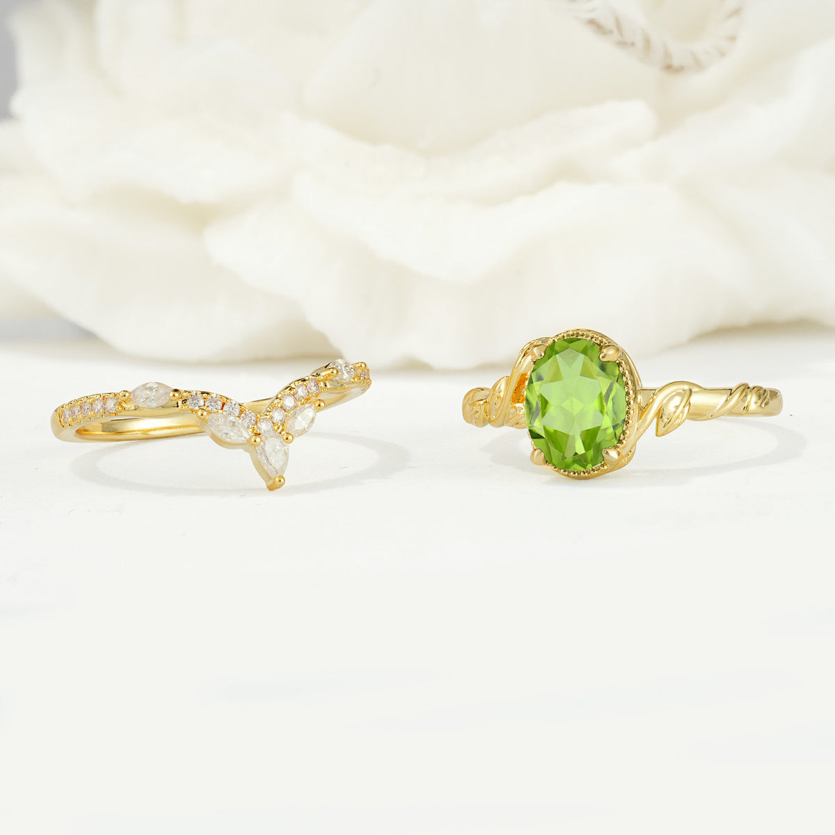 SR17128 Peridot Ring - Additional view