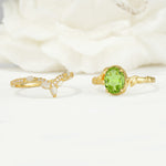 SR17128 Peridot Ring - Additional view