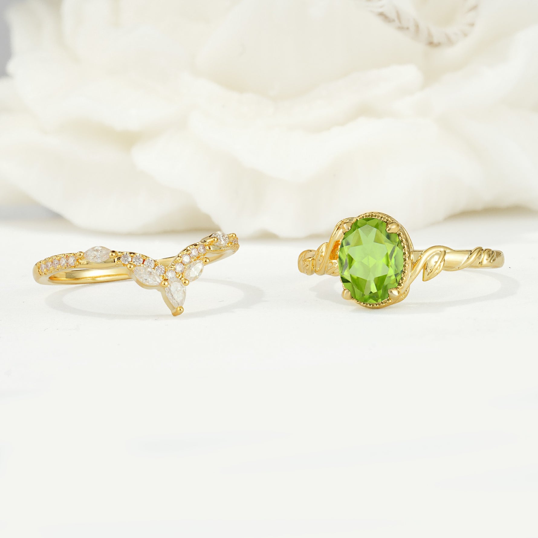 SR17128 Peridot Ring - Additional view