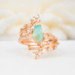 SR17144 Fire Opal Ring - Additional view