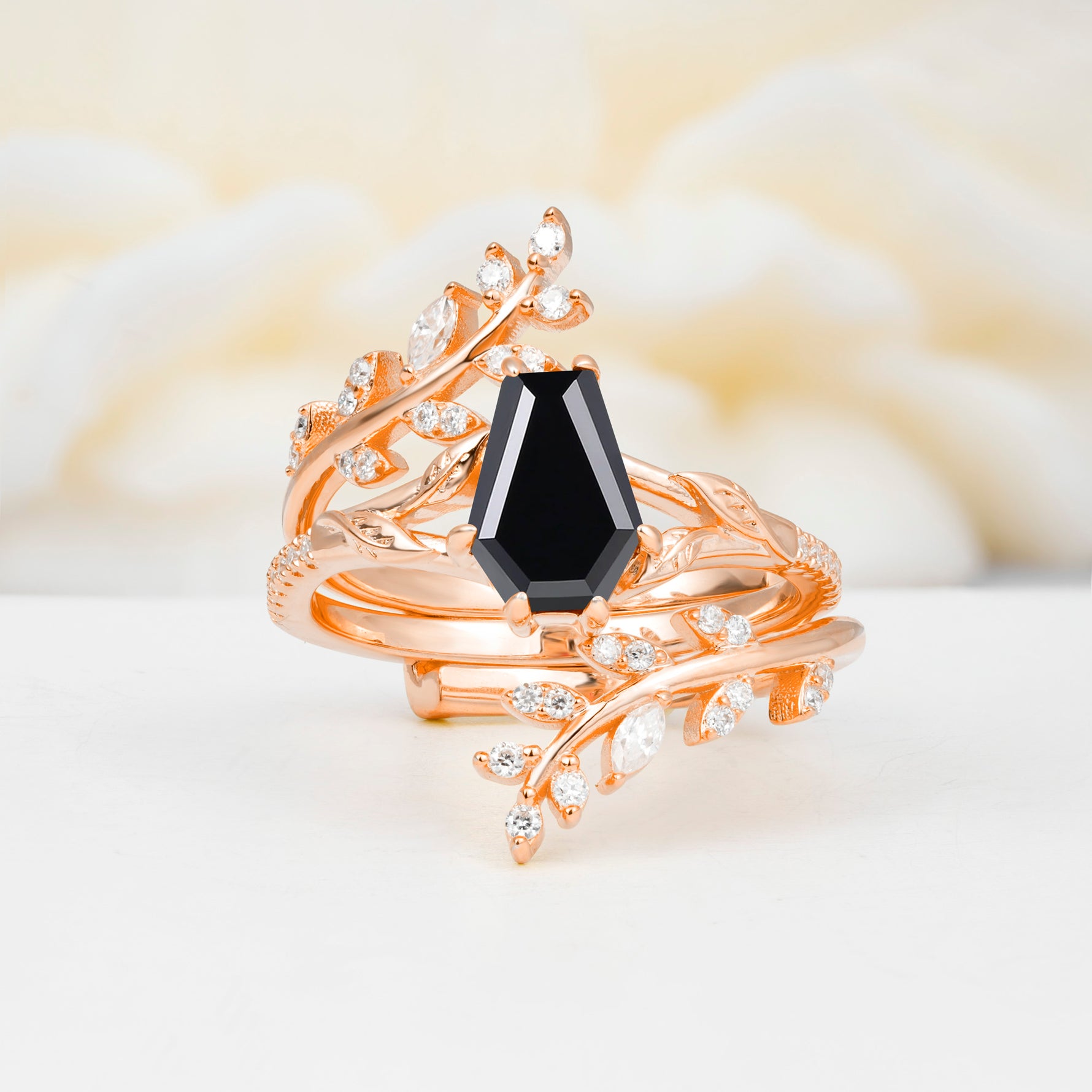 SR17144 Black Onyx Ring - Additional view