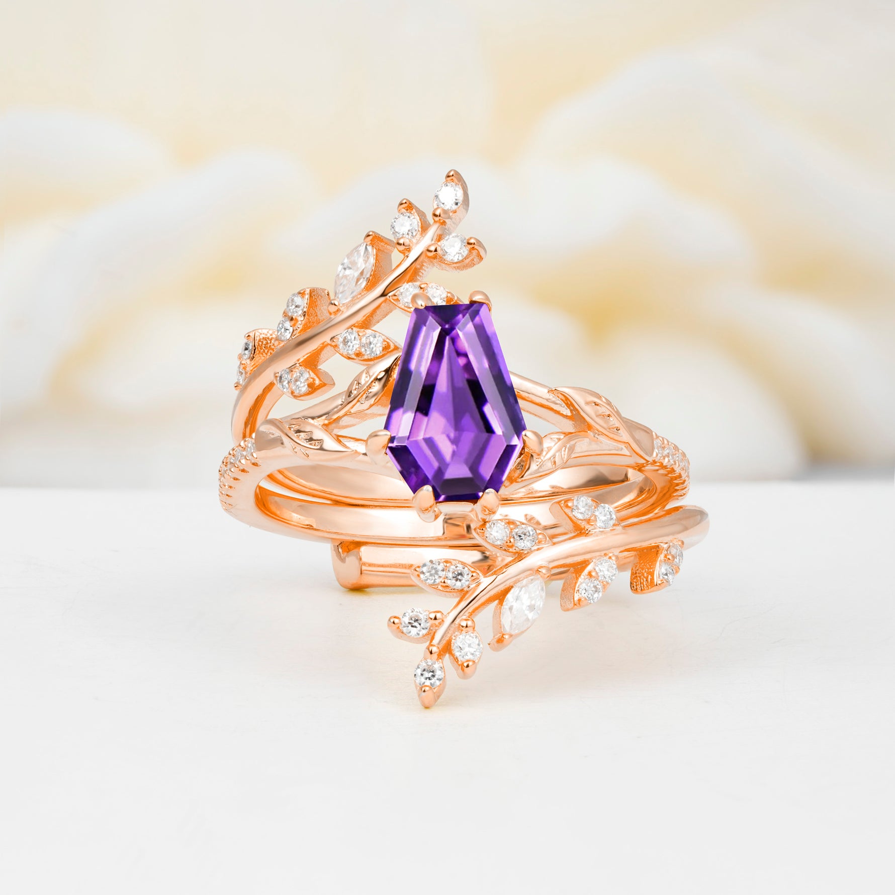 SR17144 Amethyst Ring - Additional view