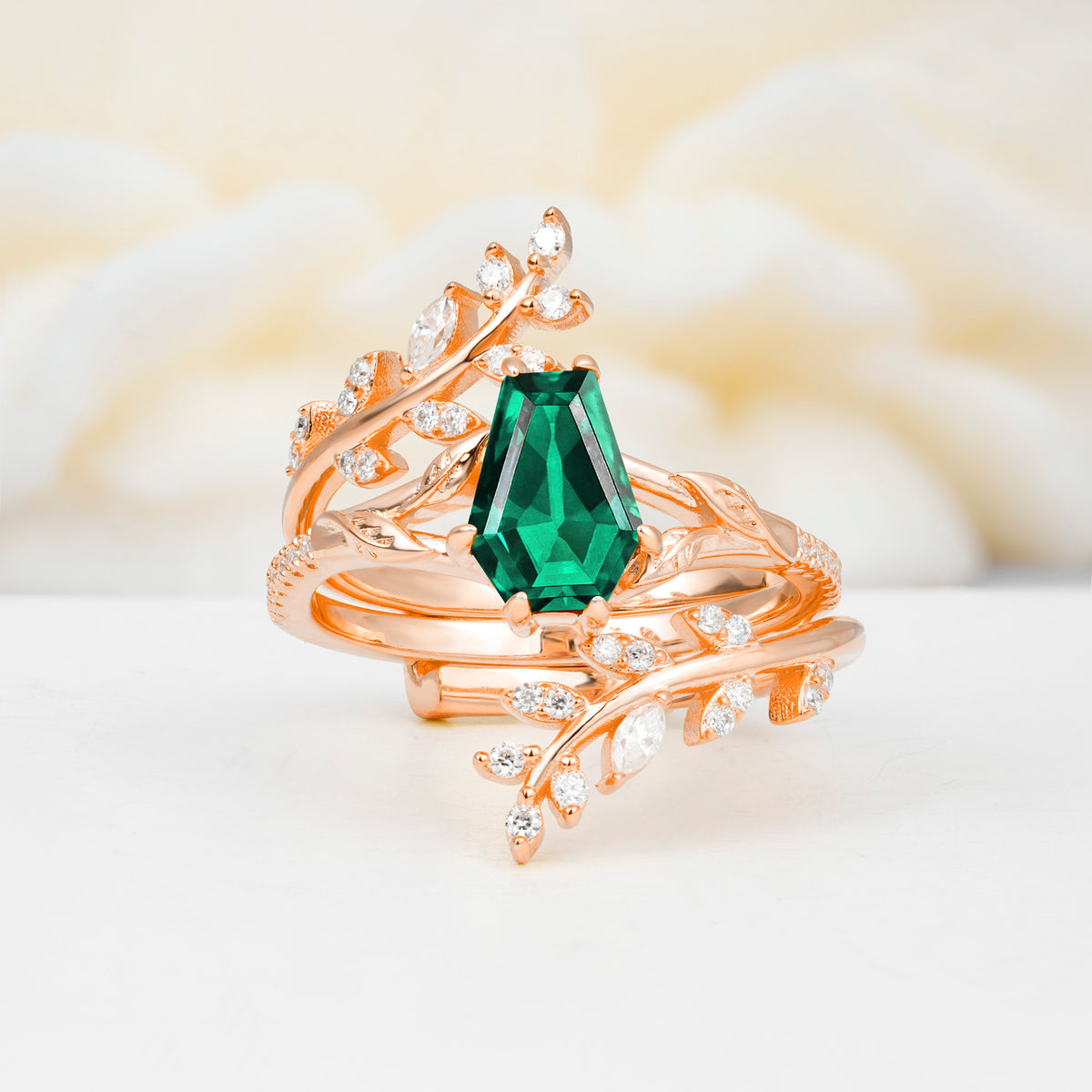 SR17144 Emerald Ring - Additional view