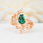 SR17144 Emerald Ring - Additional view