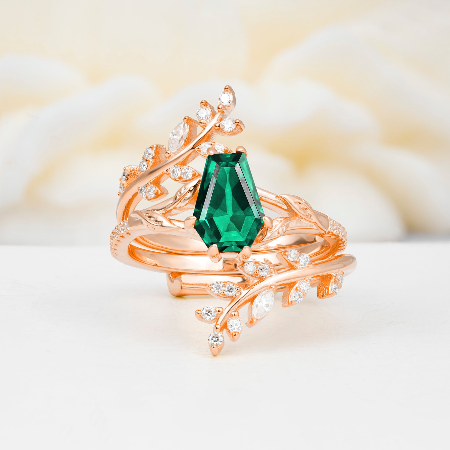 SR17144 Emerald Ring - Additional view