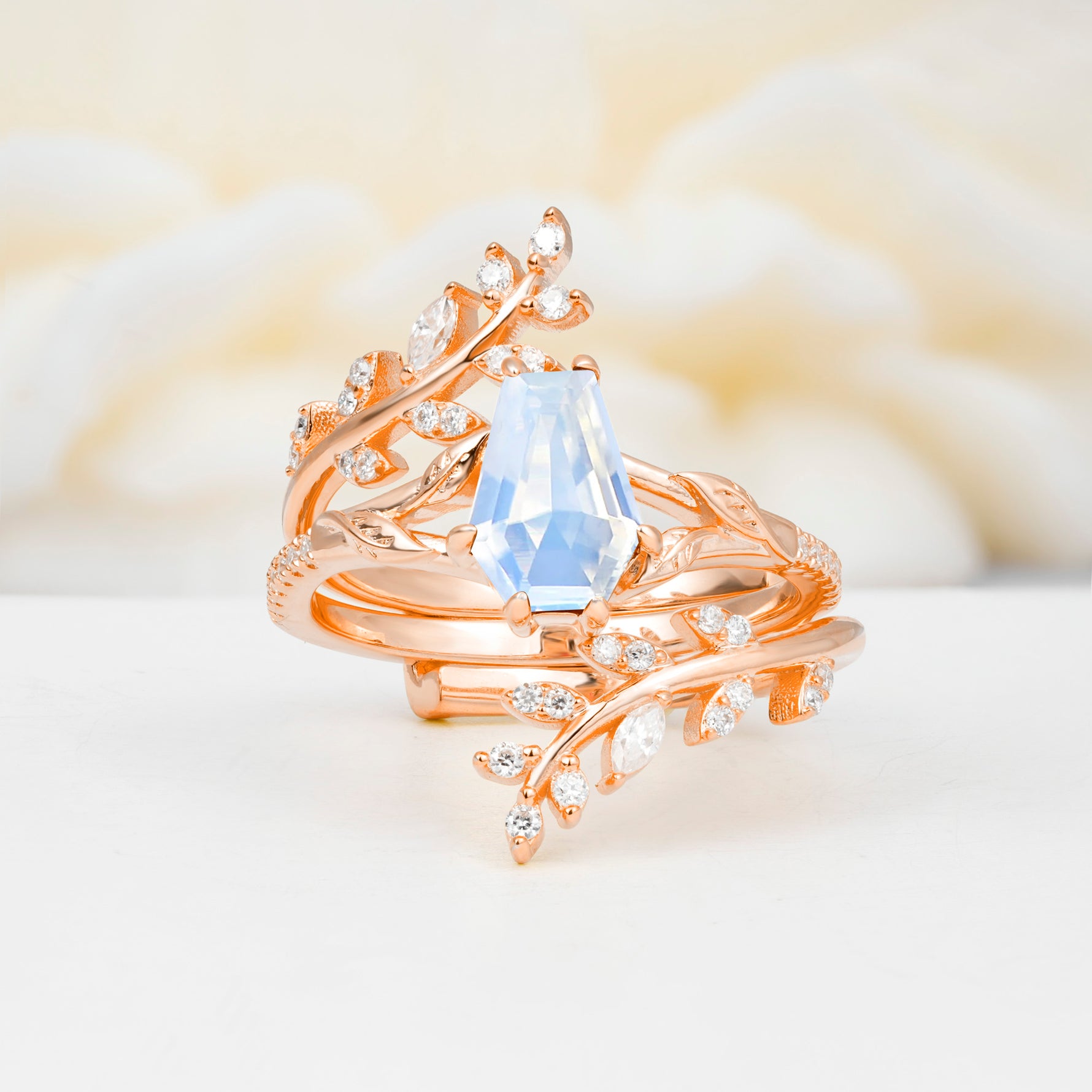 SR17144 Moonstone Ring - Additional view