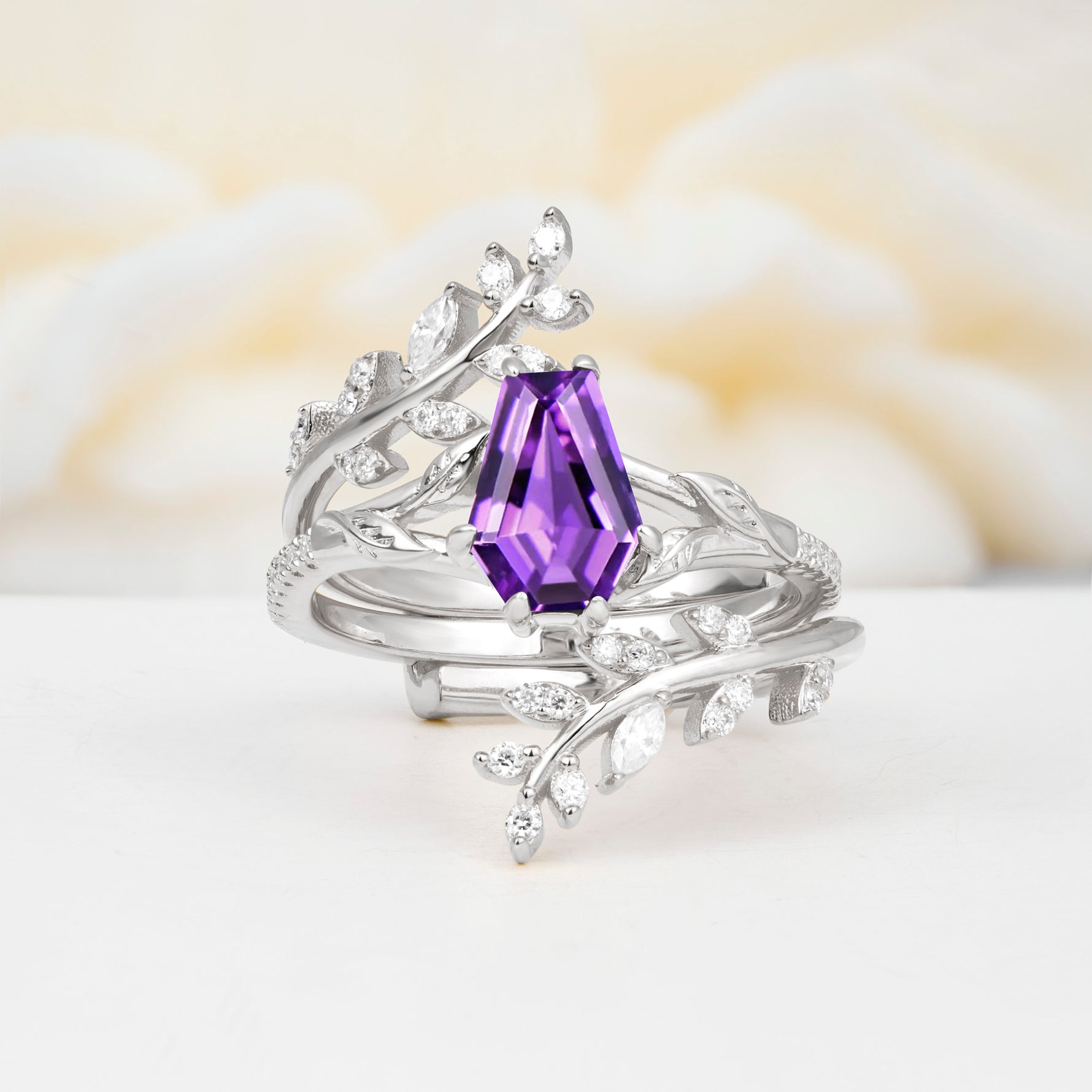 SR17144 Amethyst Ring - Additional view