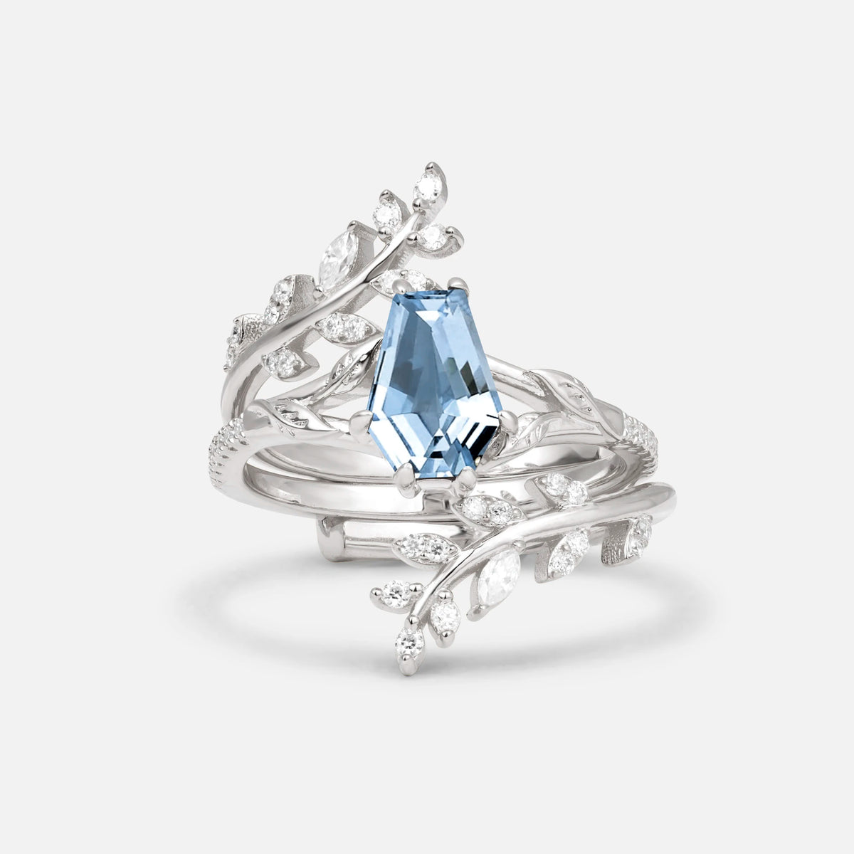 SR17144 Aquamarine Ring - Additional view