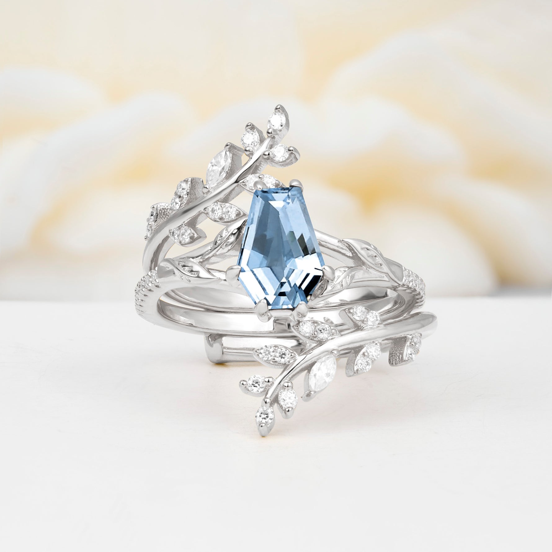 SR17144 Aquamarine Ring - Additional view