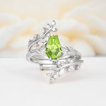 SR17144 Peridot Ring - Additional view
