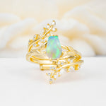 SR17144 Fire Opal Ring - Additional view