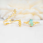 SR17144 Fire Opal Ring - Additional view