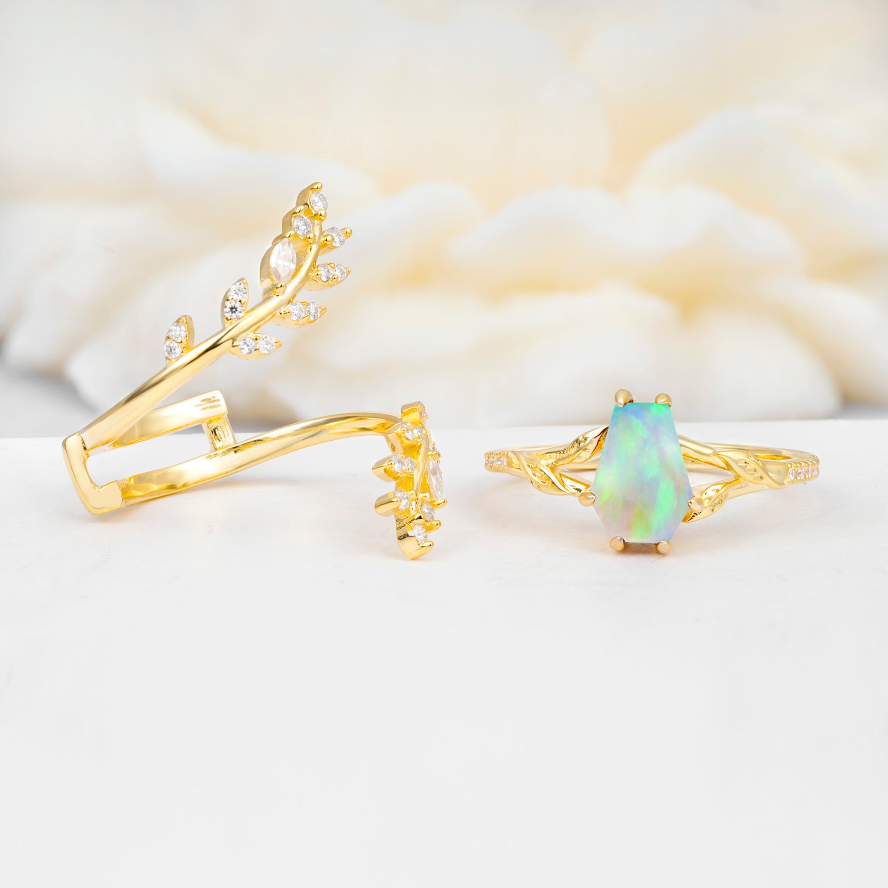 SR17144 Fire Opal Ring - Additional view