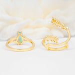 SR17144 Fire Opal Ring - Additional view