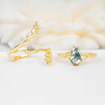 SR17144 Moss Agate Ring - Additional view