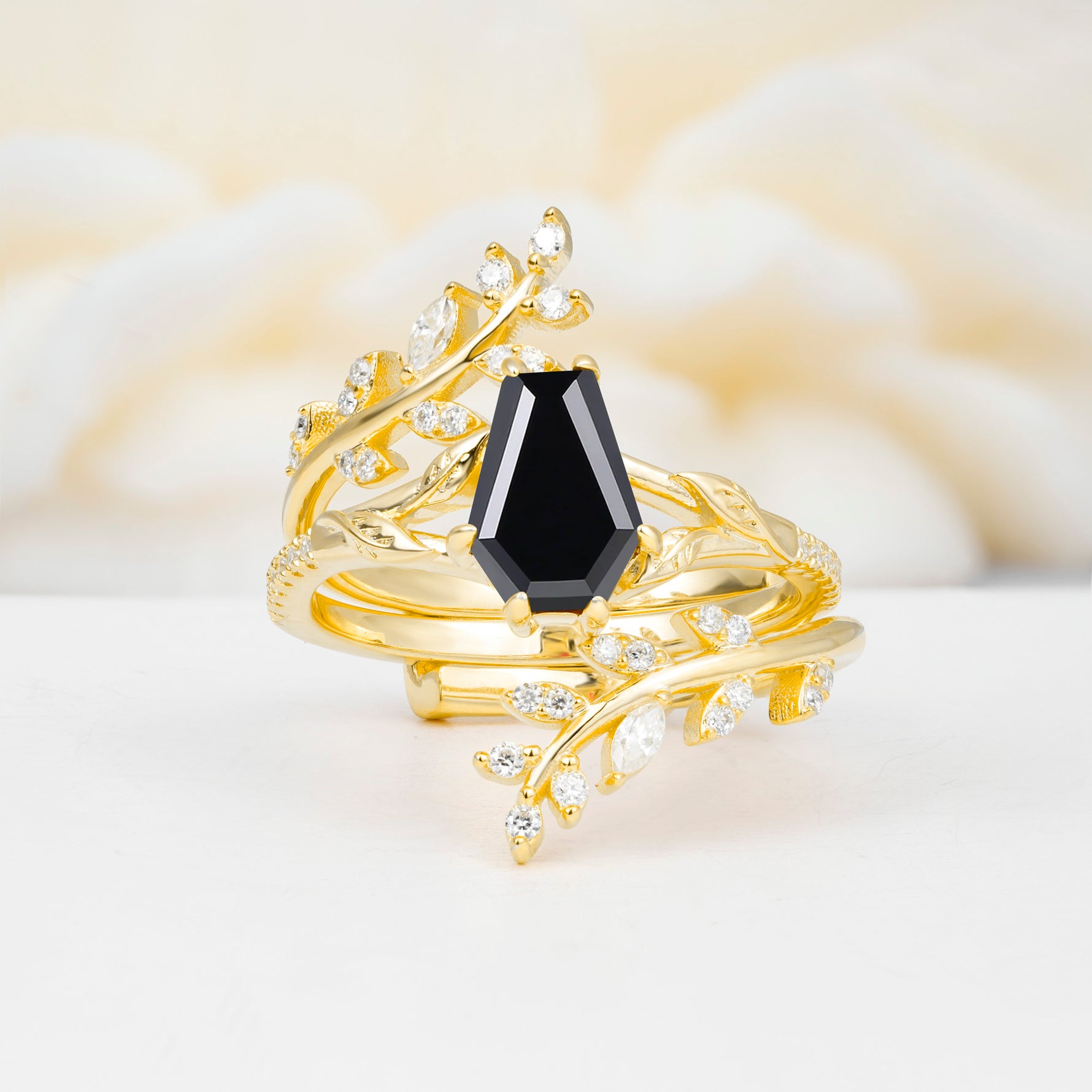 SR17144 Black Onyx Ring - Additional view