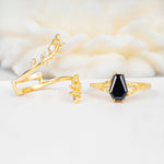 SR17144 Black Onyx Ring - Additional view
