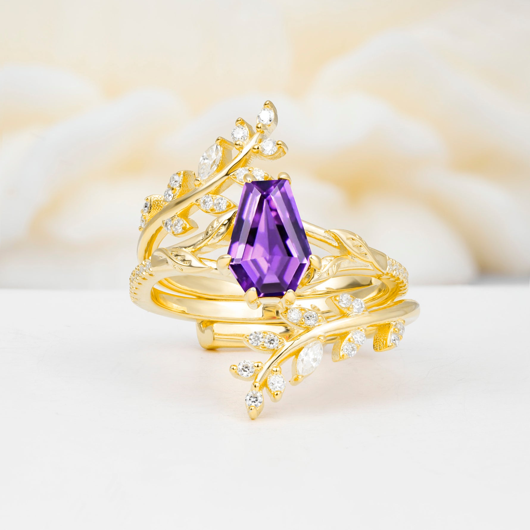 SR17144 Amethyst Ring - Additional view
