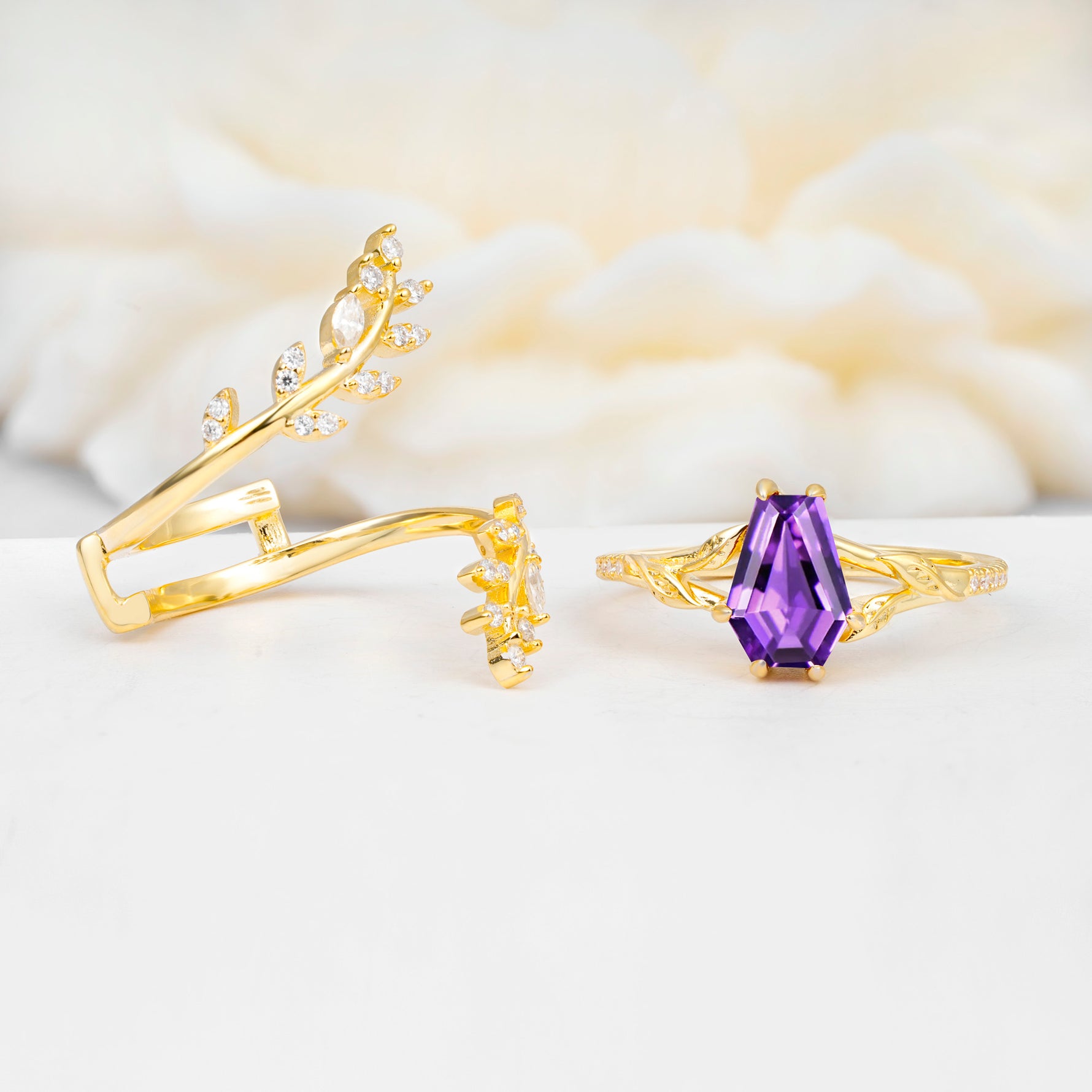 SR17144 Amethyst Ring - Additional view