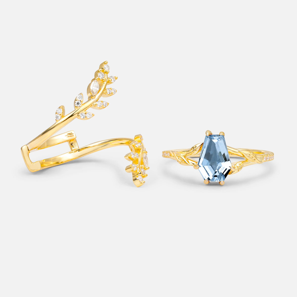 SR17144 Aquamarine Ring - Additional view