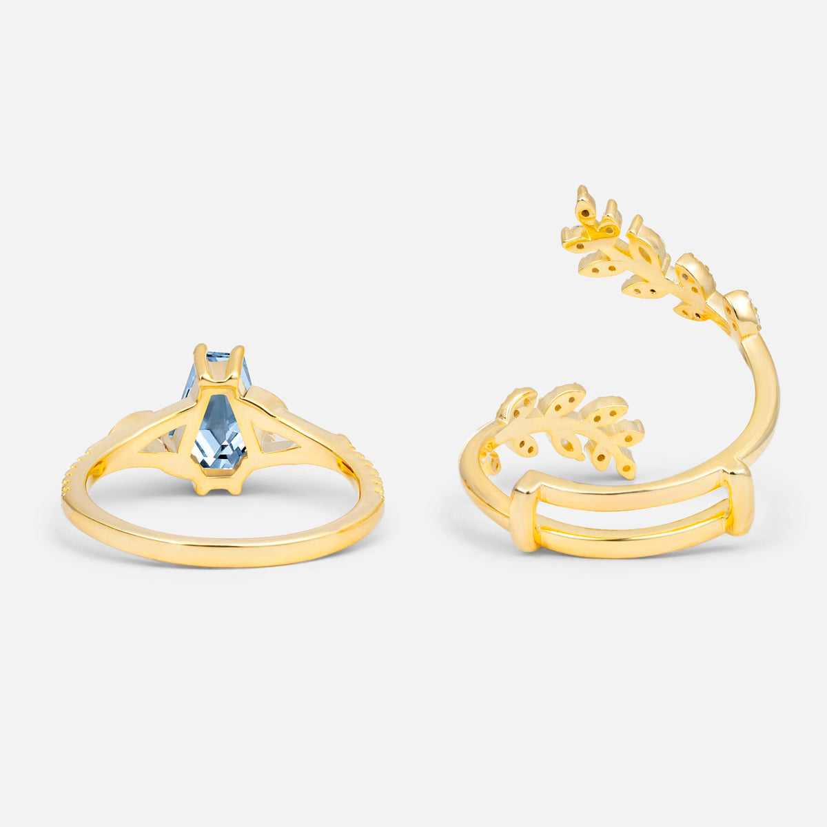SR17144 Aquamarine Ring - Additional view