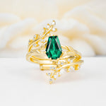 SR17144 Emerald Ring - Additional view