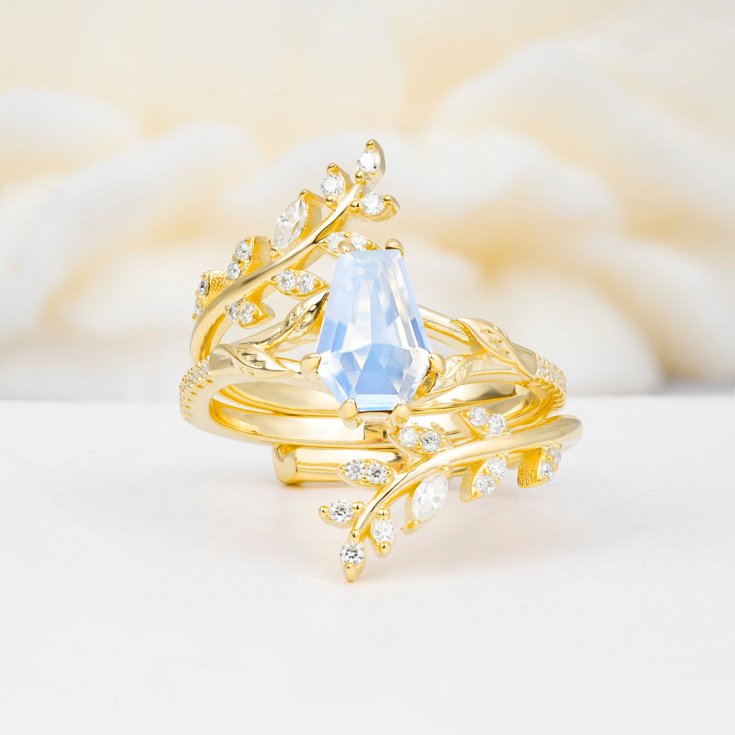 SR17144 Moonstone Ring - Additional view