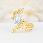 SR17144 Moonstone Ring - White-Gold