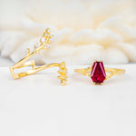 SR17144 Ruby Ring - Additional view