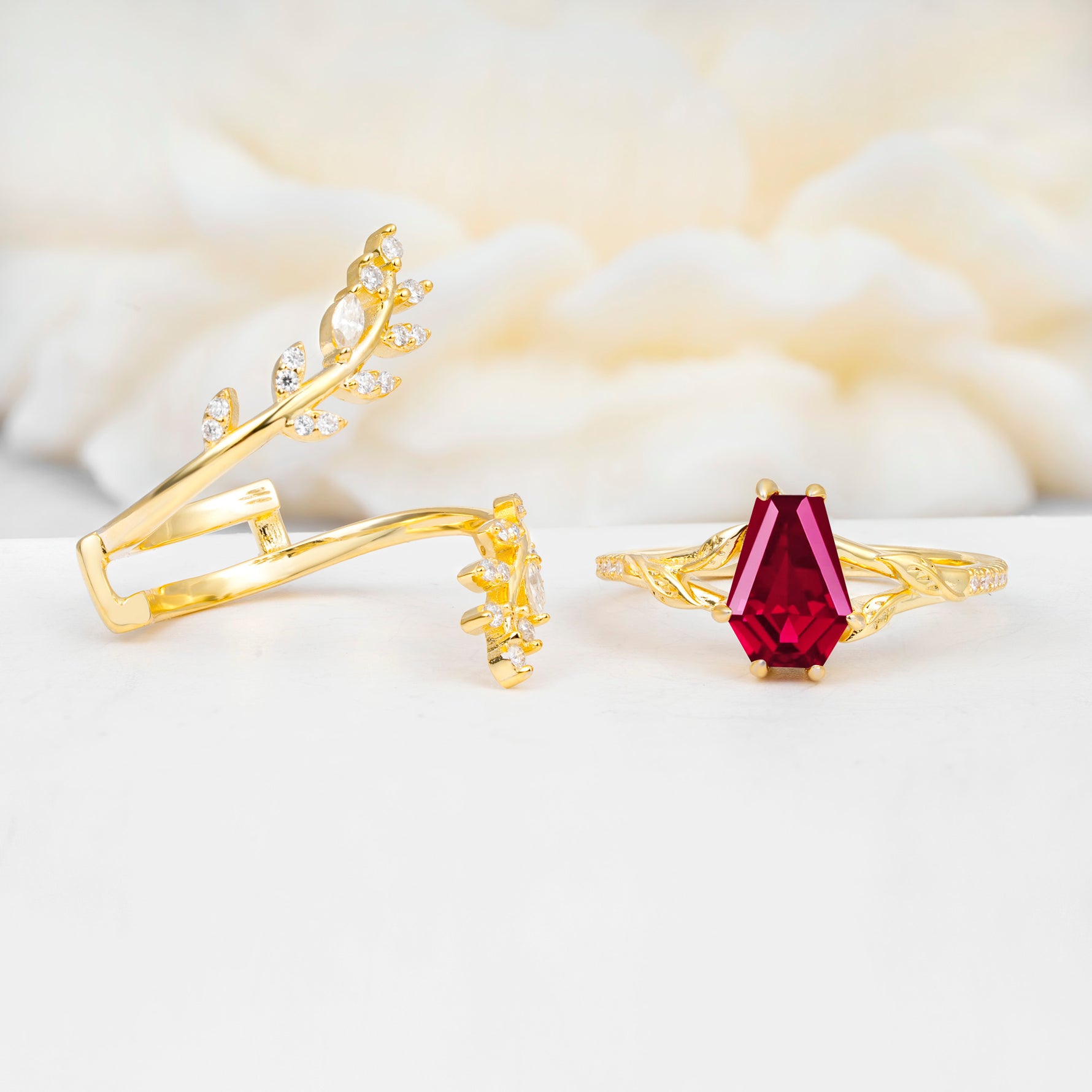 SR17144 Ruby Ring - Additional view