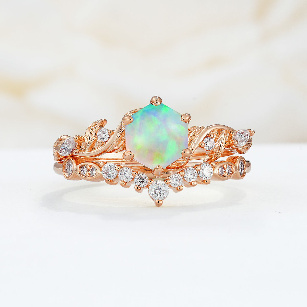 SR17149 Fire Opal Ring - Additional view