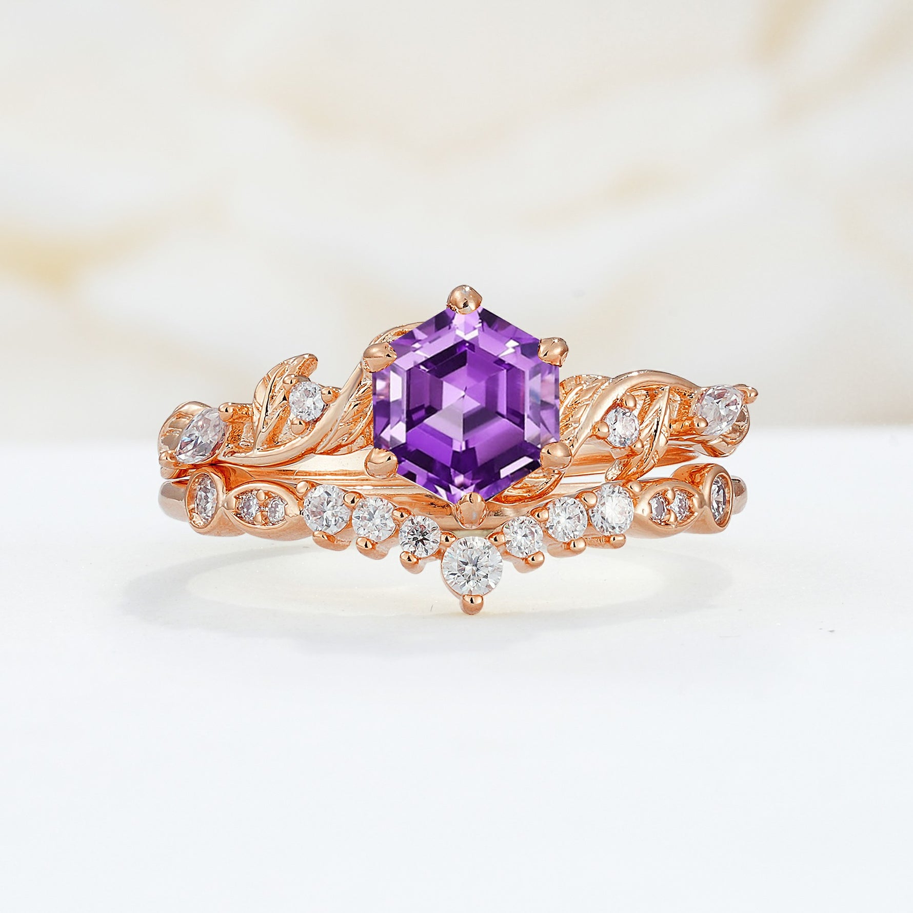 SR17149 Amethyst Ring - Additional view