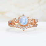 SR17149 Moonstone Ring - Additional view