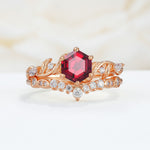 SR17149 Ruby Ring - Additional view