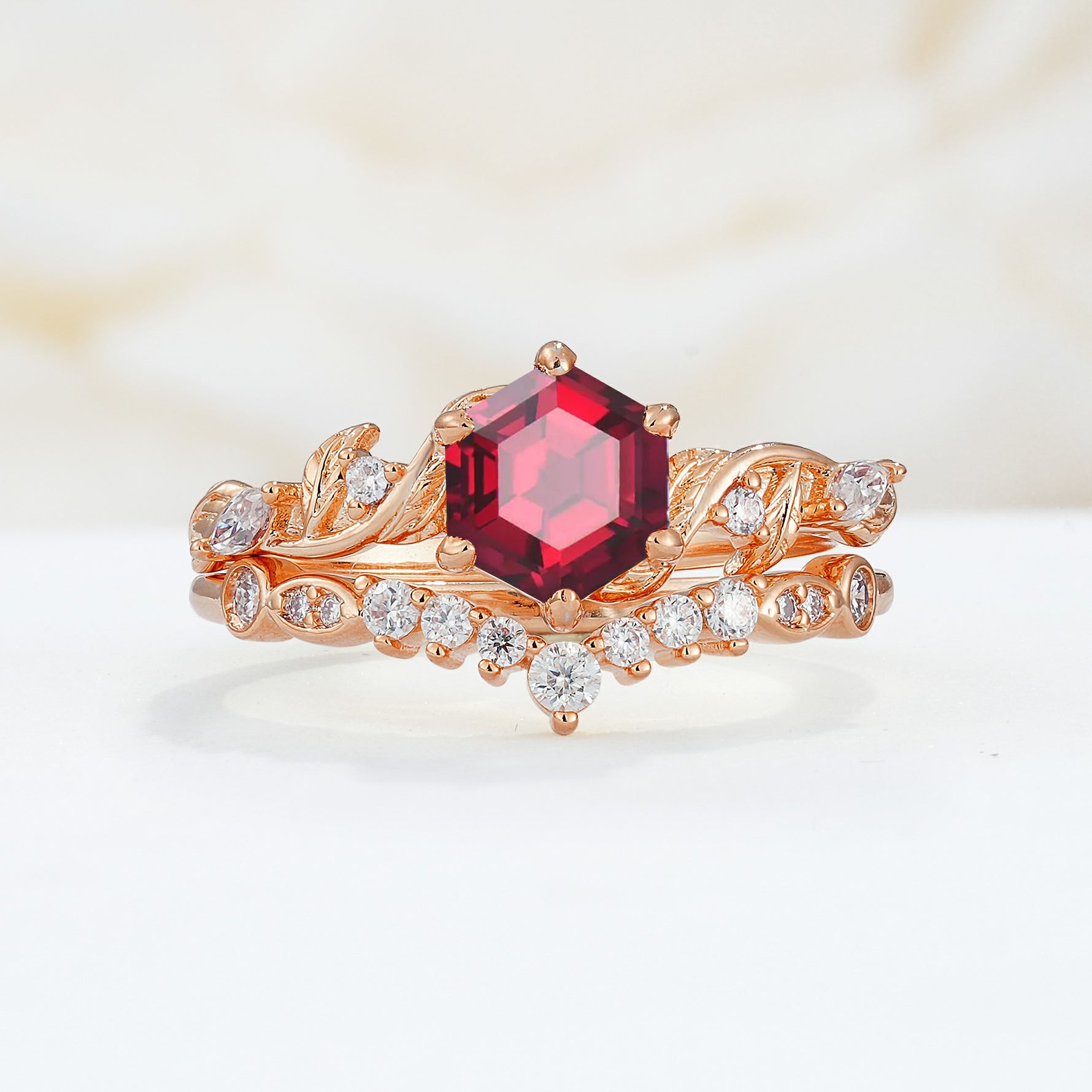 SR17149 Ruby Ring - Additional view