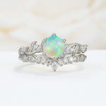SR17149 Fire Opal Ring - Additional view