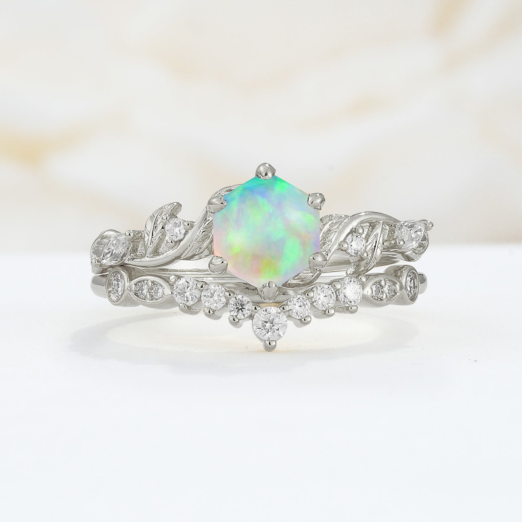 SR17149 Fire Opal Ring - Additional view