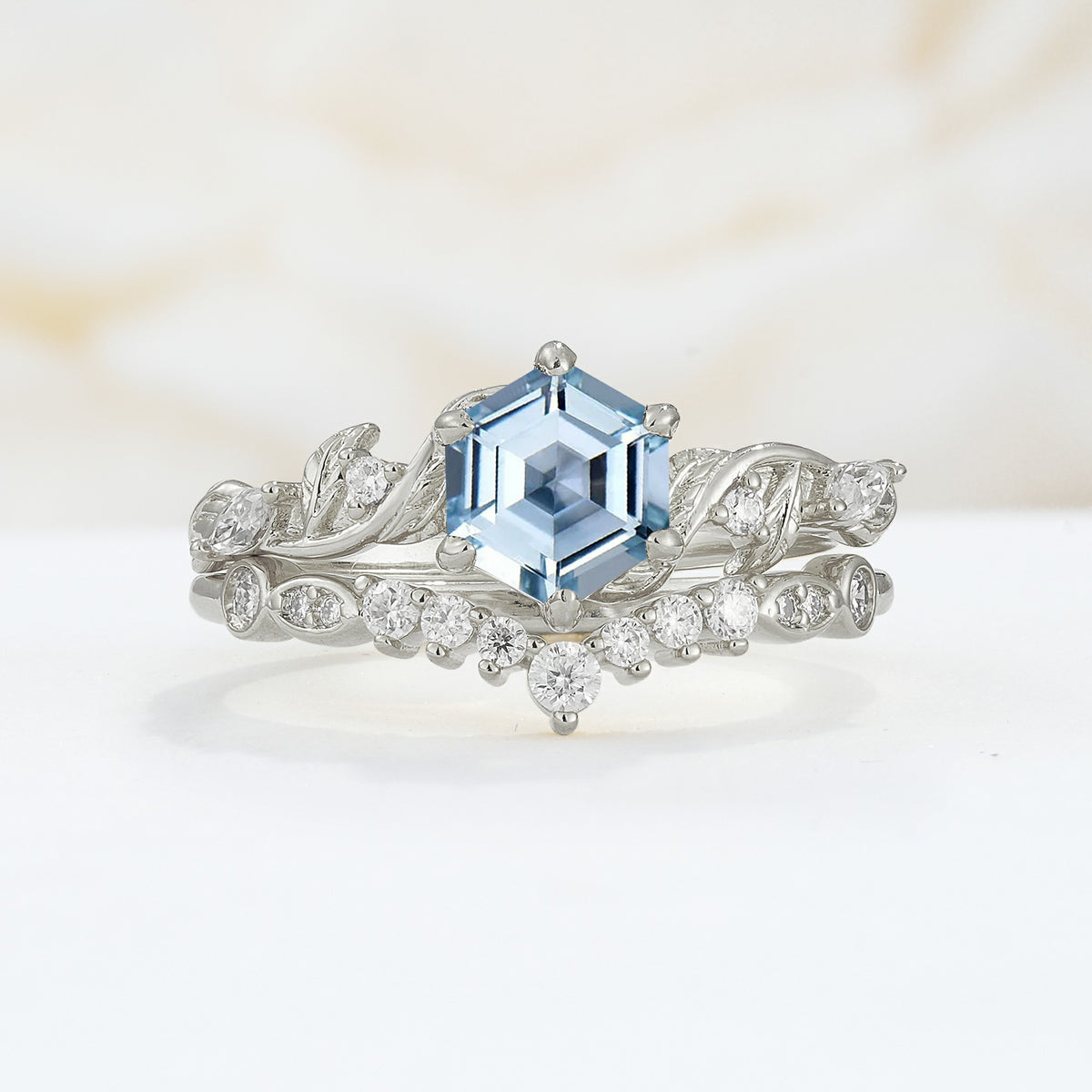 SR17149 Aquamarine Ring - Additional view
