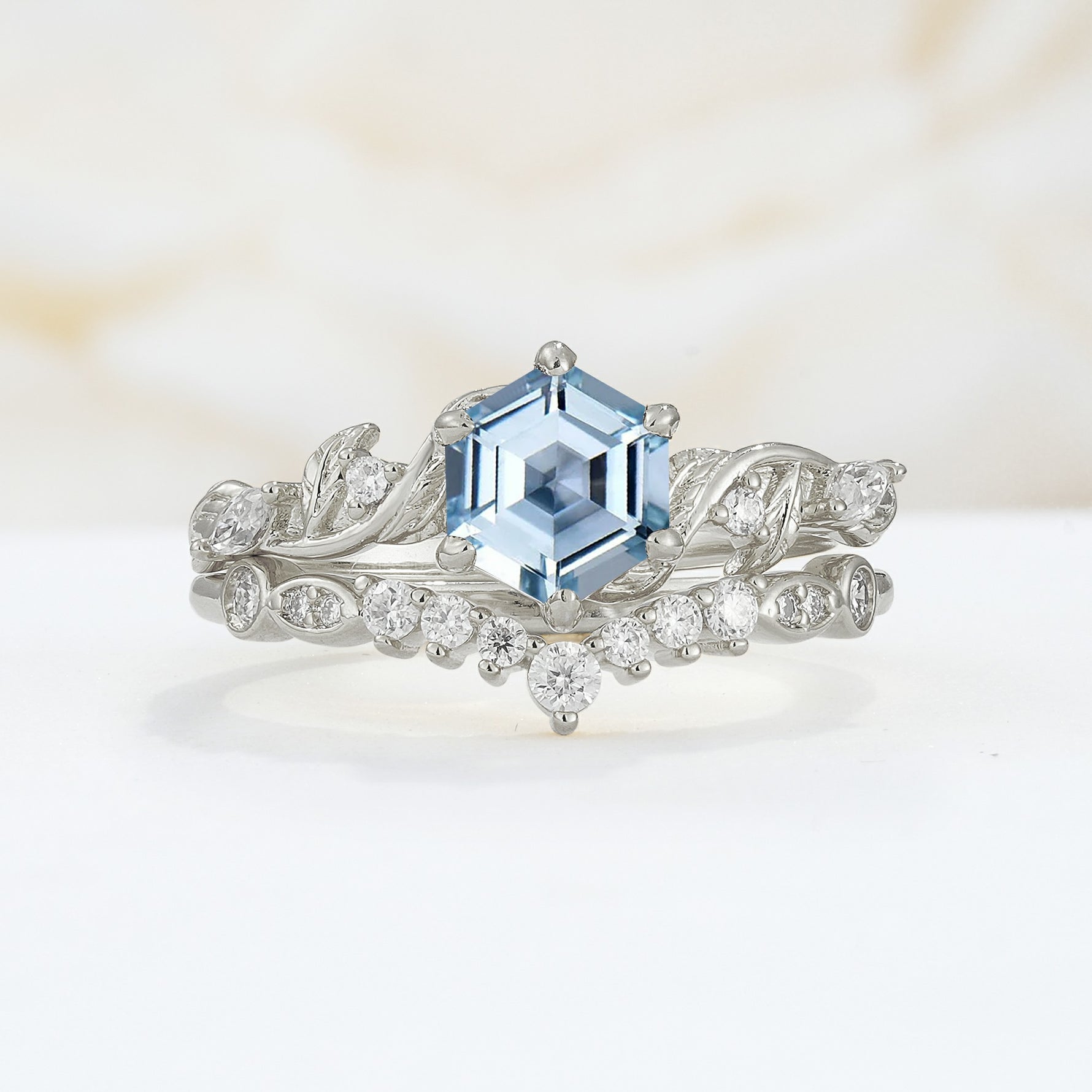 SR17149 Aquamarine Ring - Additional view