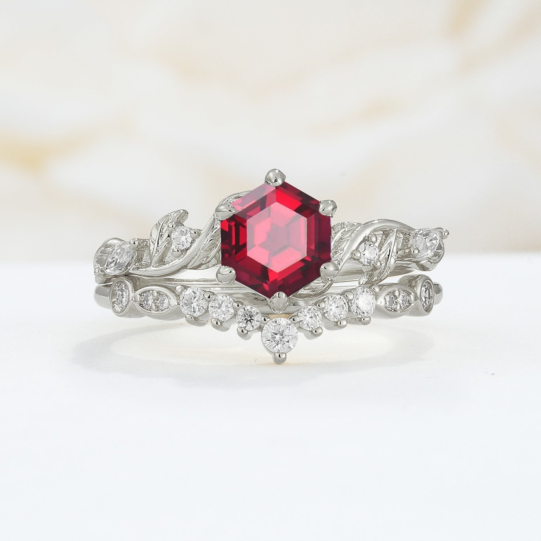 SR17149 Ruby Ring - Additional view