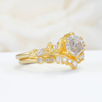 SR17149 Moissanite Ring - Rose-Gold