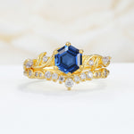 SR17149 Sapphire Ring - Yellow-Gold