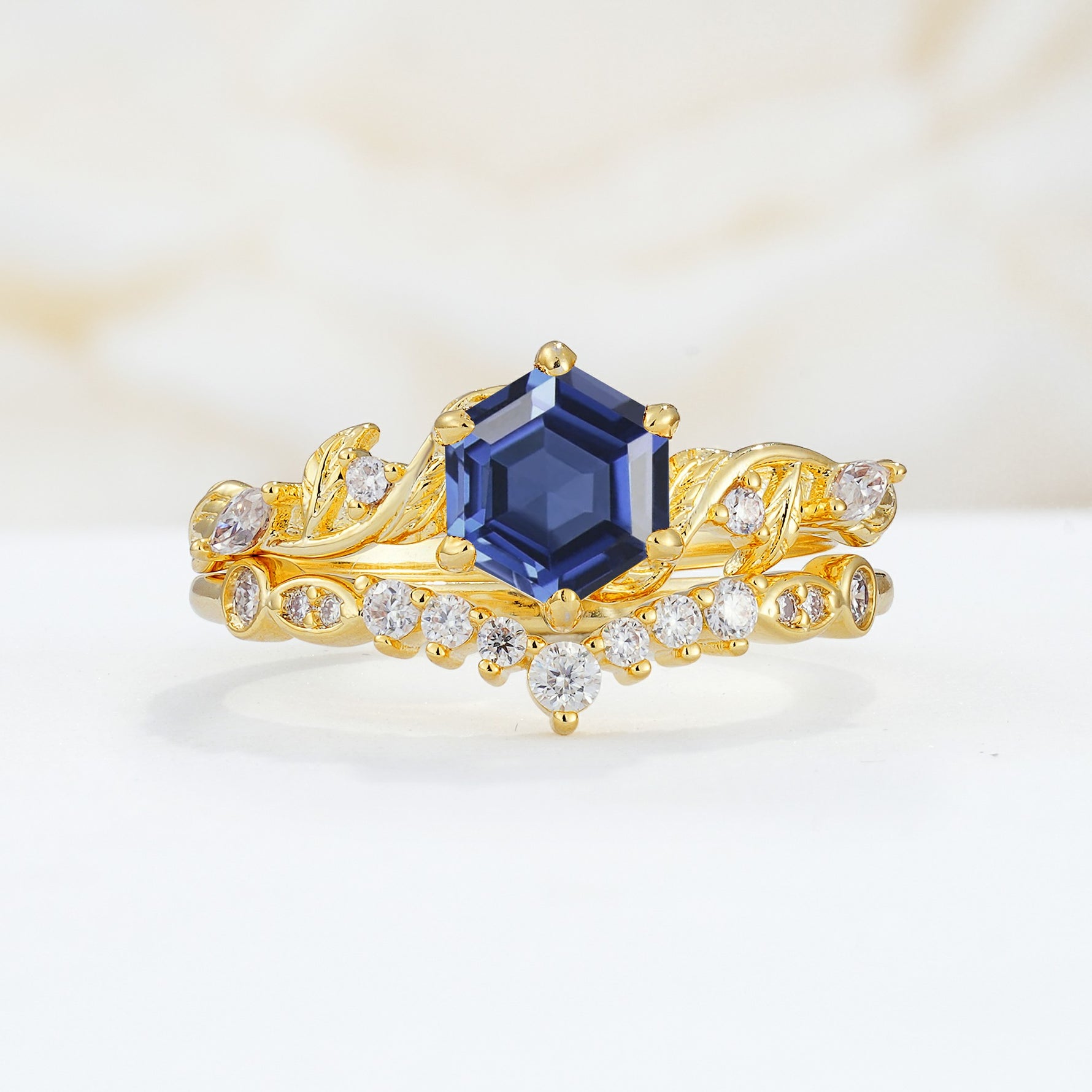 SR17149 Tanzanite Ring - Yellow-Gold