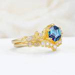SR17149 Alexandrite Ring - Rose-Gold