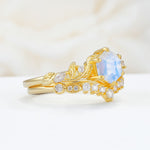 SR17149 Moonstone Ring - Rose-Gold