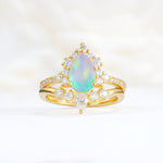 SR17164 Fire Opal Ring - Additional view